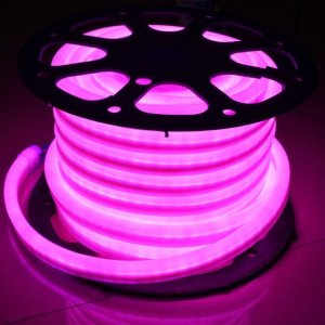 12 Volt Pembe Flex Neon Led